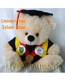 Boneka Wisuda Universitas Islam Riau - Ekonomi (30 cm)